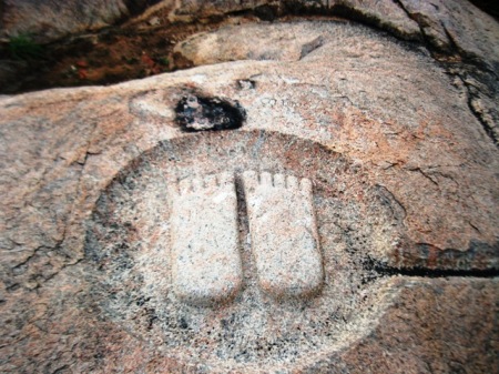 Thirumalai Foot prints of Monks